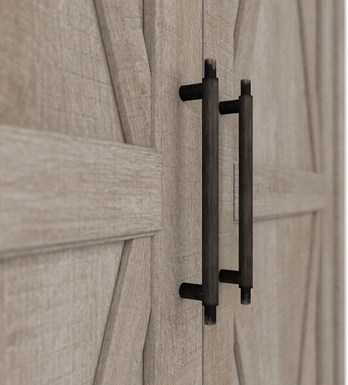 Washed Gray Kitchen Pantry Cabinet U25579
