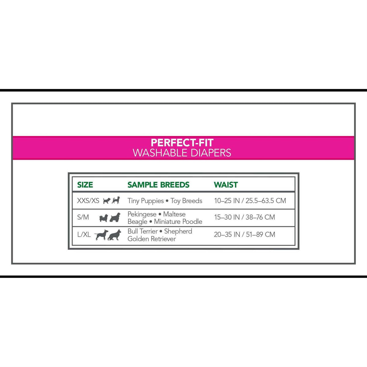 Washable Female Dog Diaper 1 Pack O94526