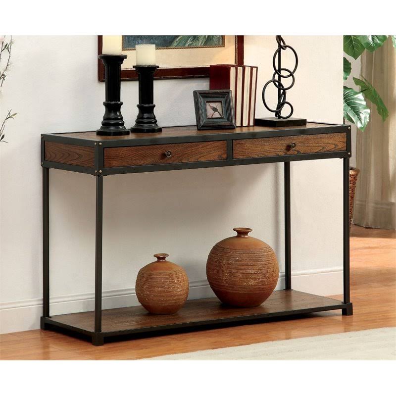 Antique Oak Console Table E708