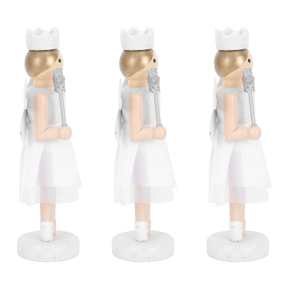 3Pcs Wooden Nutcracker Doll Toys O506