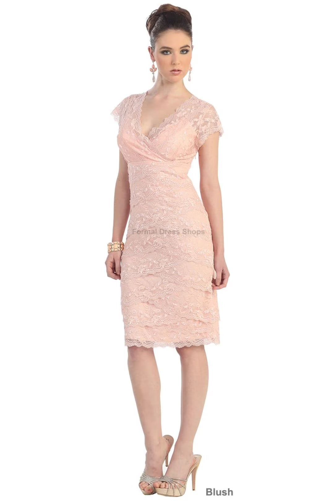 Short Sleeve Mother Of The Occasion Dress H811499