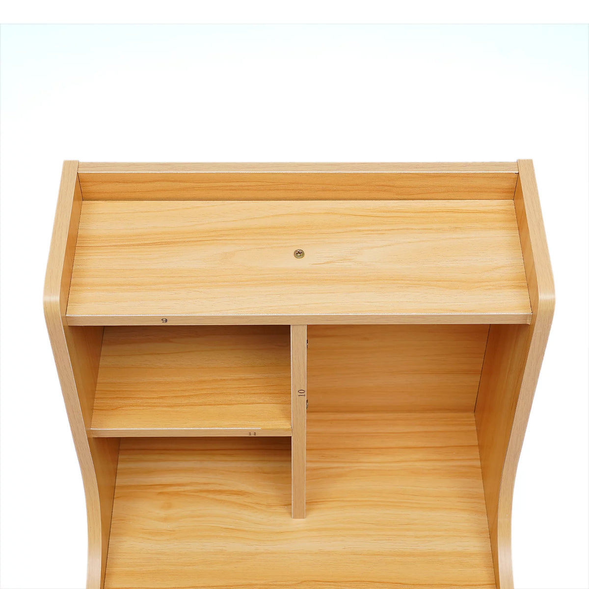 Wood Nightstand Dresser with Storage Shelf Drawer W35320