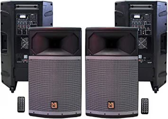 15" 2-Way Full-Range Powered DJ PA Speaker A232