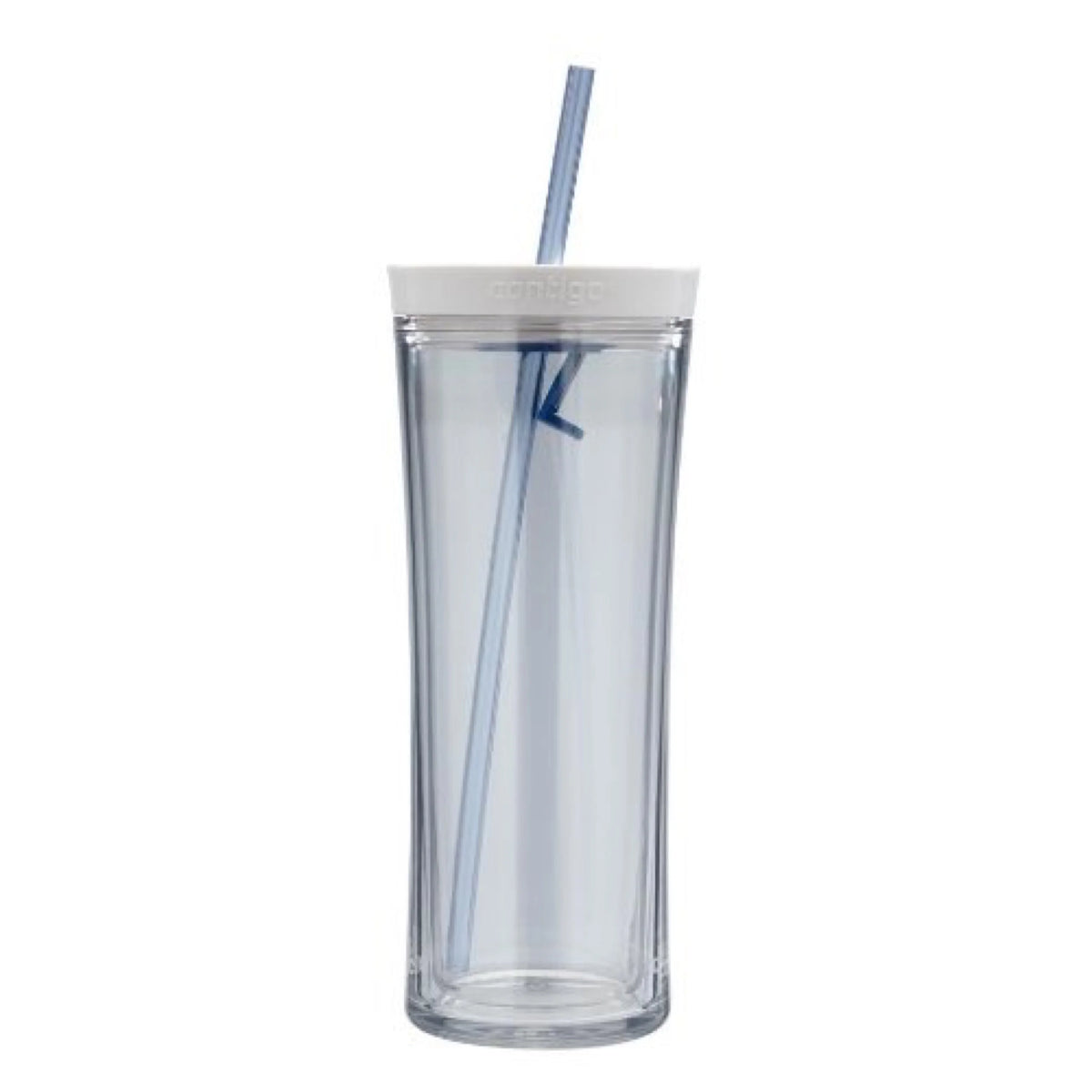 20 Oz Clear Tumbler with Straw R53963