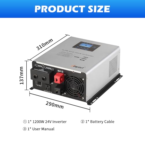800W Pure Sine Wave Inverter with AC Charger S10107