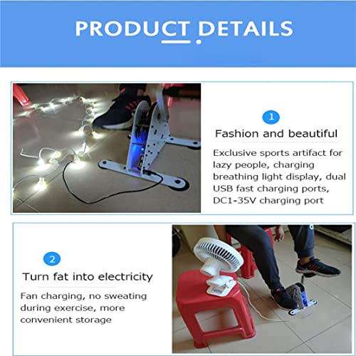 100W Hand Crank and Foot Pedal Power Generator with USB Interface J203306