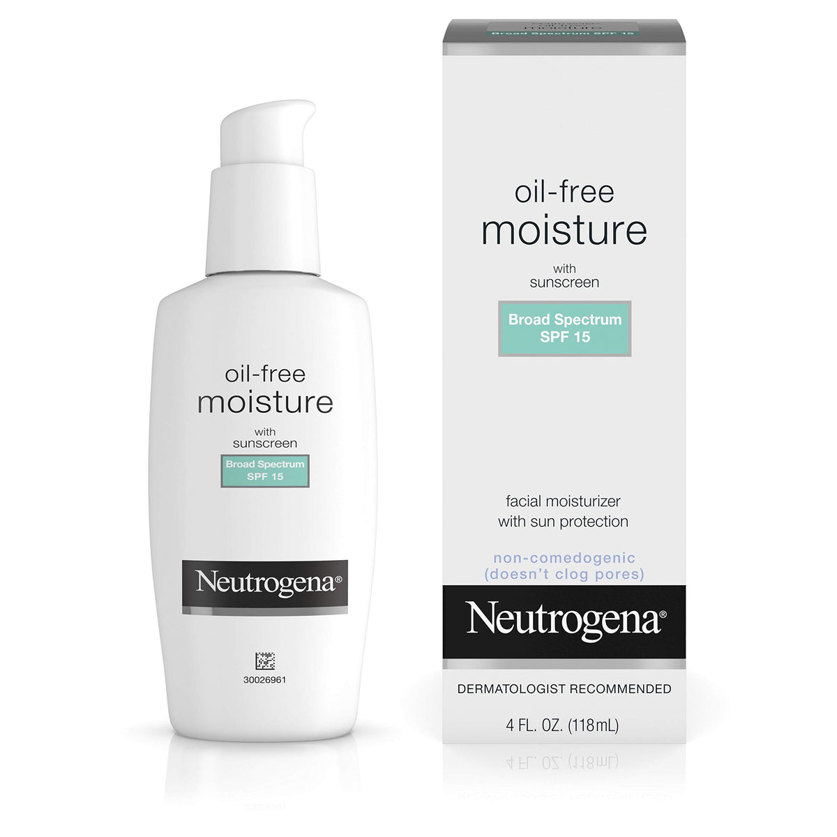 4 Fl. Oz. Oil-Free Moisture With Broad Spectrum Spf 15 Sunscreen W431