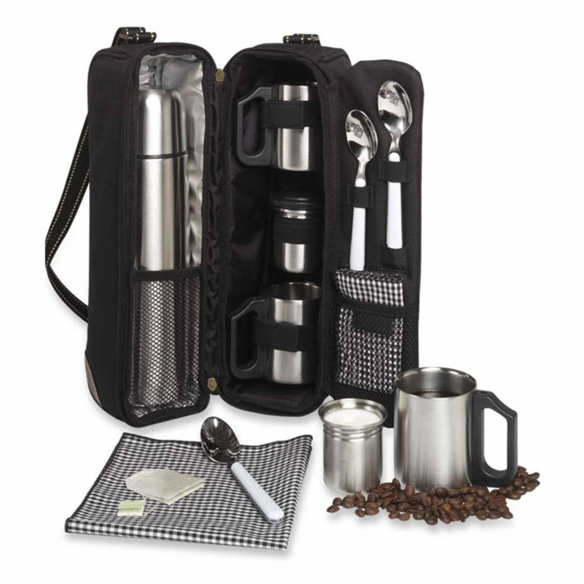Black Coffee Tote for 2 R1415