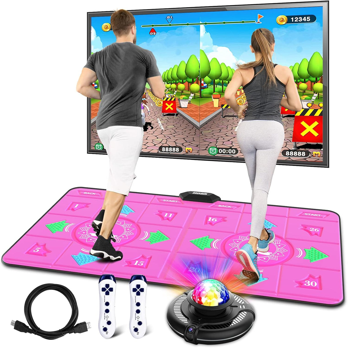 HDMI Wireless Double User Dance Mat with HD Camera S18973