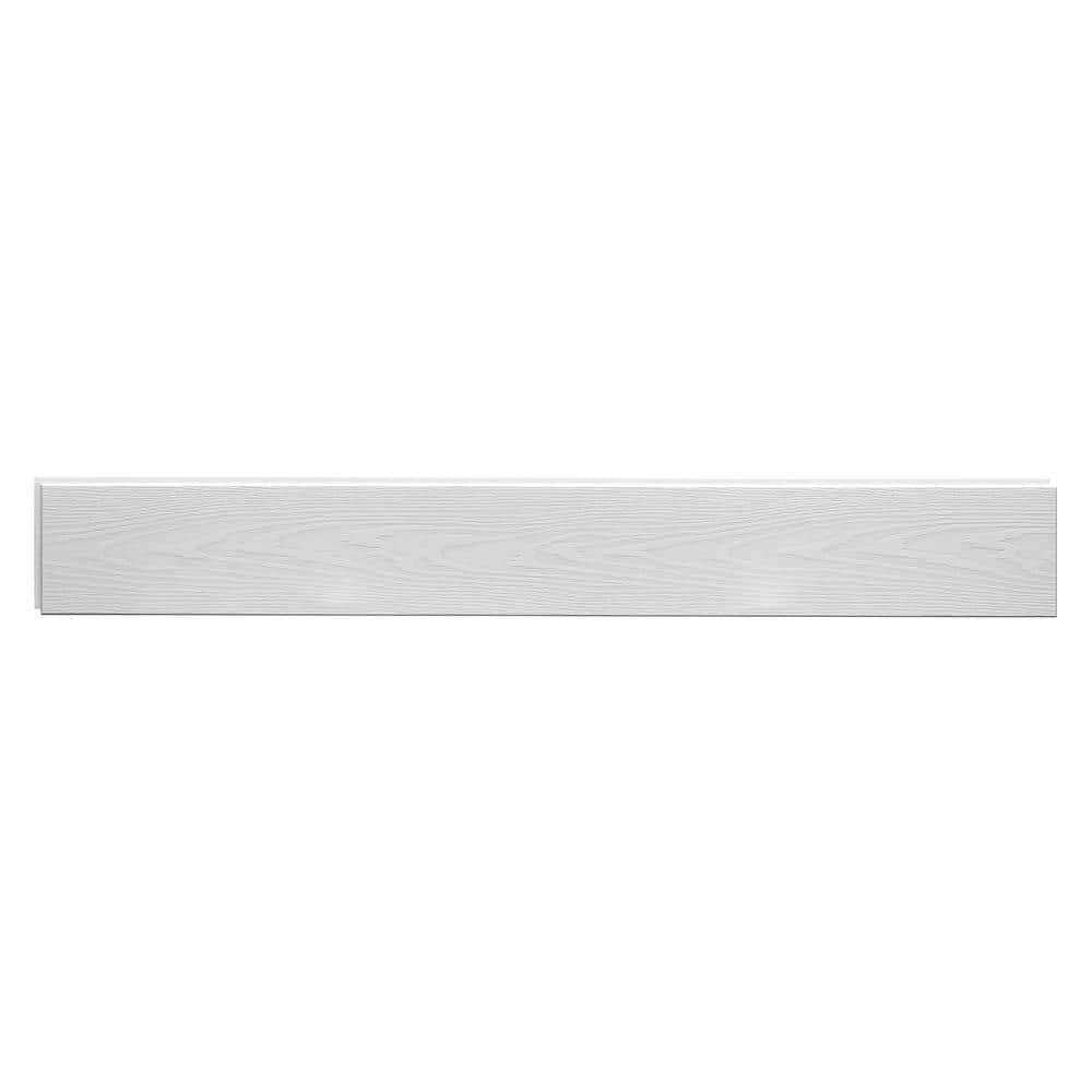 6 in. x 4 ft. PVC Plank T&G White X22225