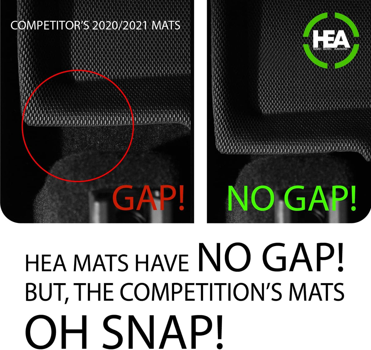 Black All Weather Waterproof Floor Mats R69642