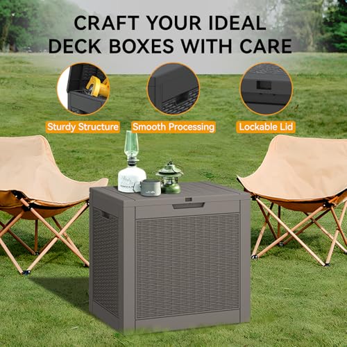 150 Gallon Black Resin Outdoor Storage Box W55123