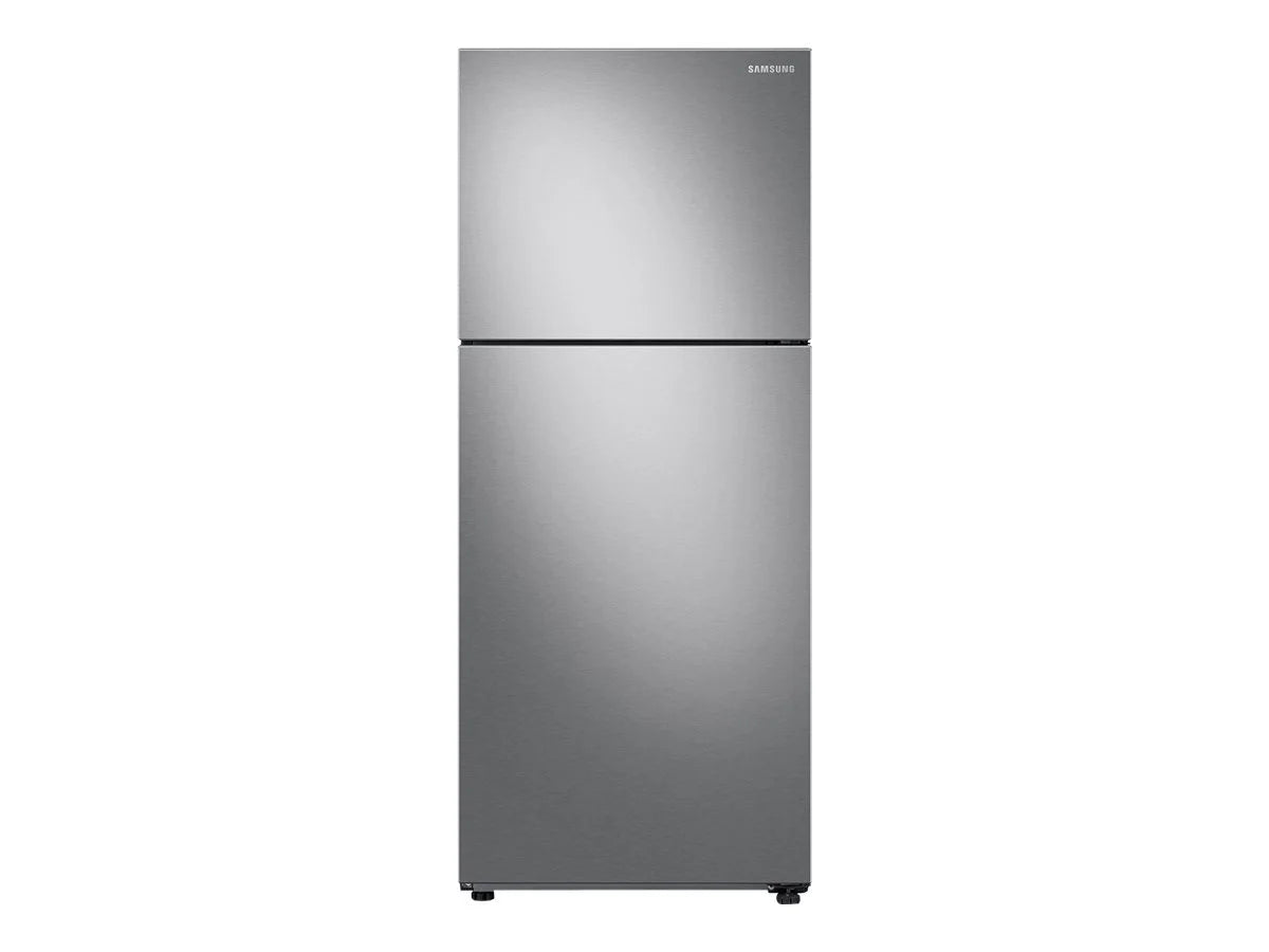 Top Freezer Freestanding Refrigerator Black Stainless Steel F5756