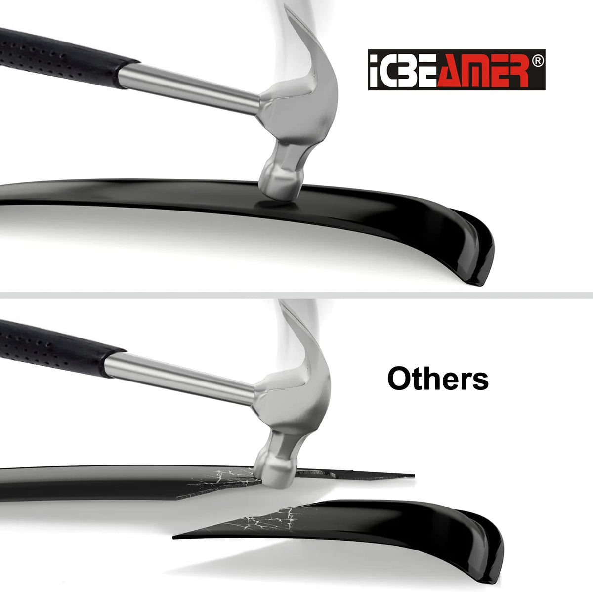 37.8" 980mm Tinted Sunroof Wind Deflector Visor with Double Side Tape Z875
