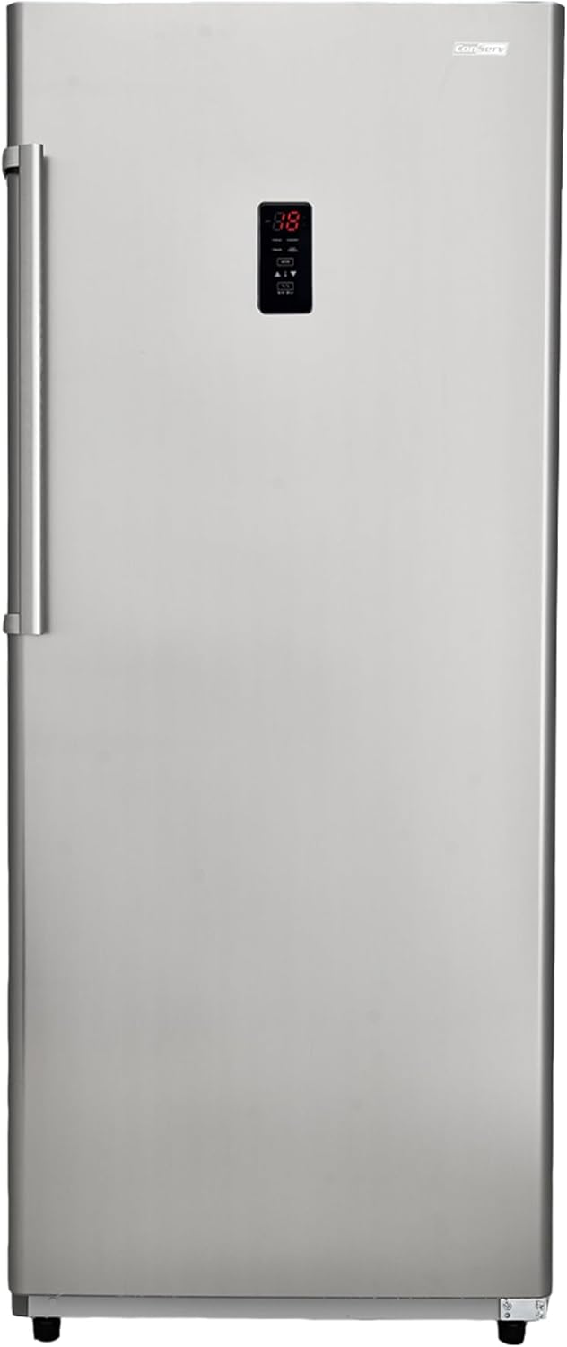 28in Wide Stainless Convertible Upright Freezer F1984