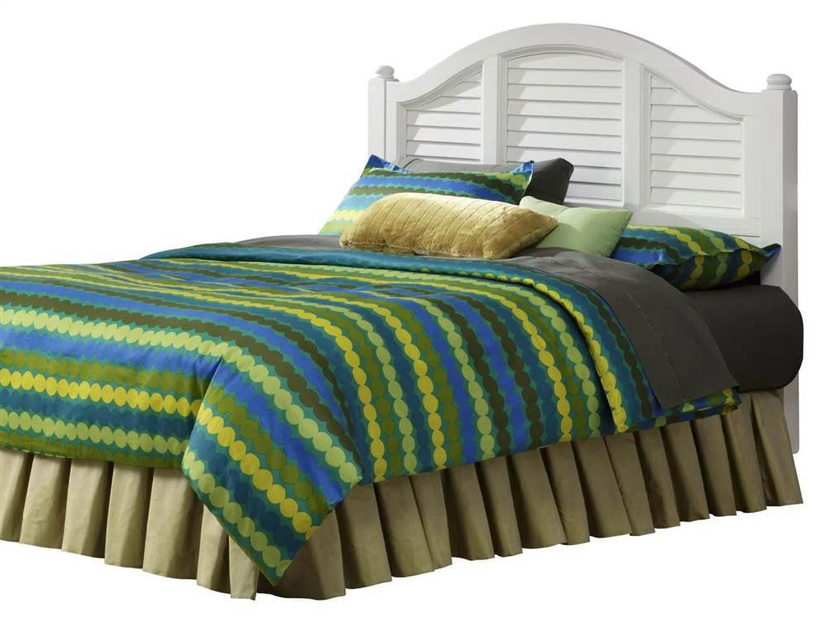 Wood Queen Headboard in Off White Z1320
