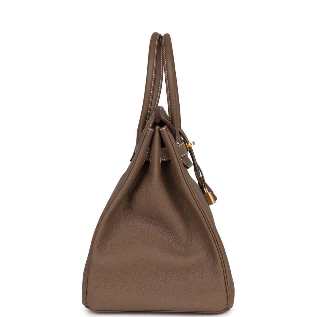 Etoupe Togo Leather Handbag V3998