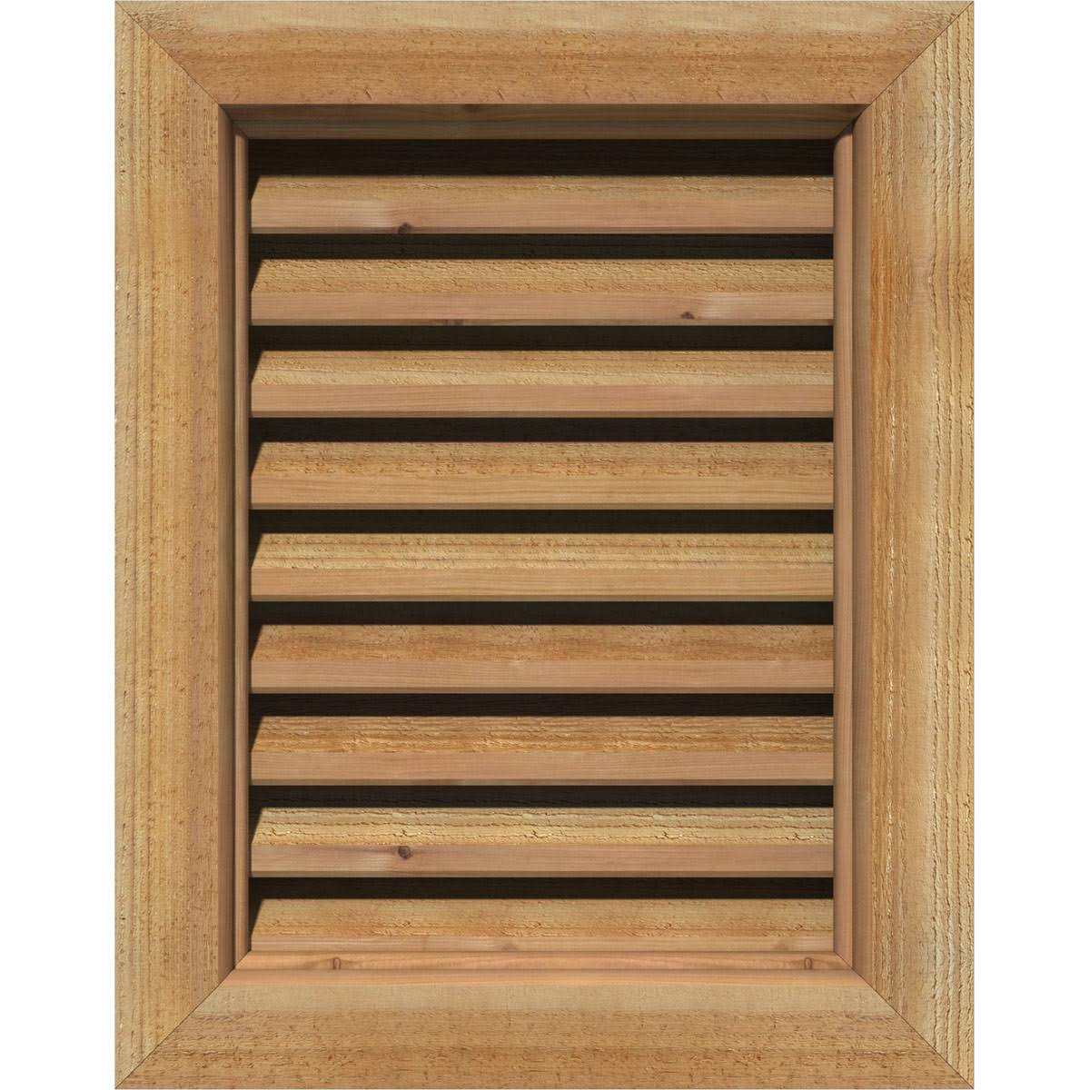 Vertical Gable Vent Unfinished Functional Rough T868