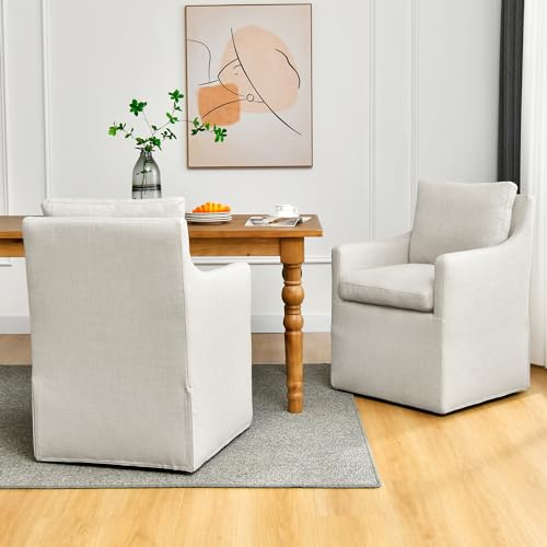 Upholstered Dining Chair with 4 Casters H59912