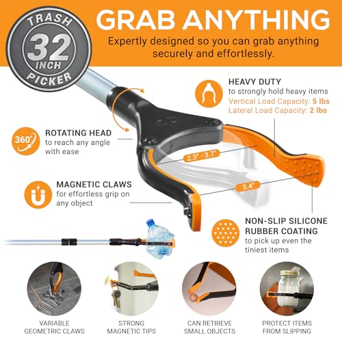 Folding Grabber Reacher 40" Heavy Duty D415