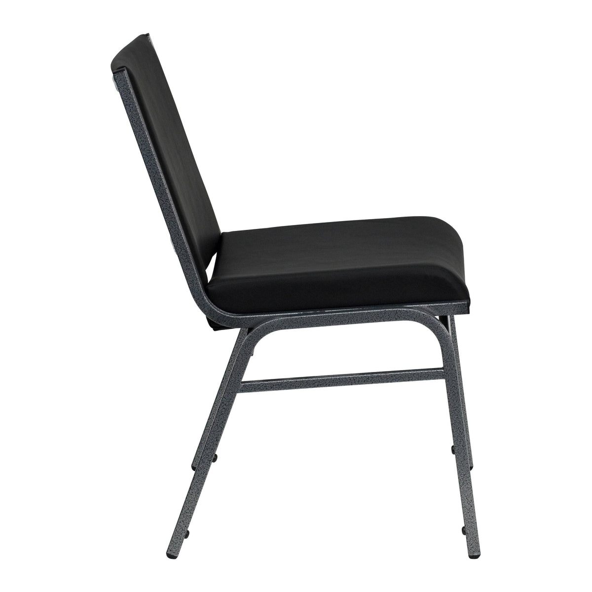 Black Metal Stack Chair Q96908