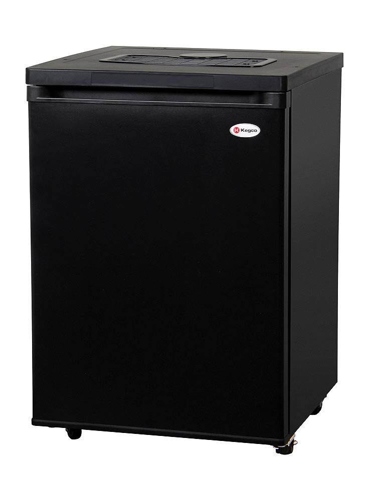 Black Kegerator Cabinet D899595
