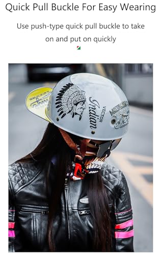 DOT Approved Motorcycle Half Helmet D665