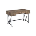 Rustic Oak 3-Drawer Writing Desk C241391