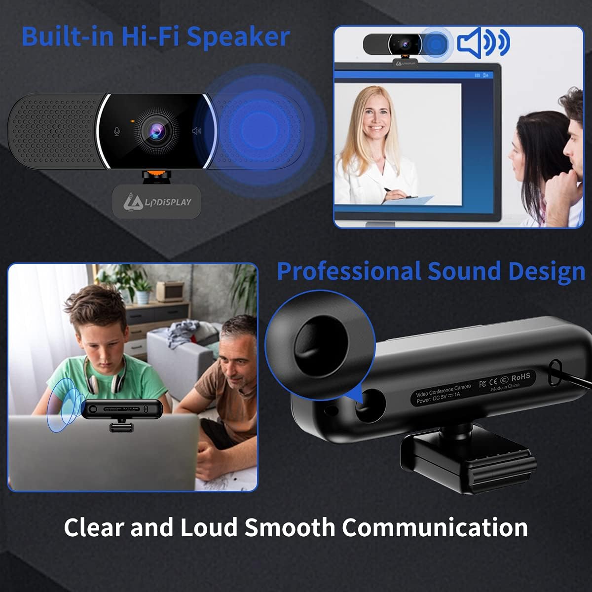 3 in 1 Full HD 1080P Webcam F1196