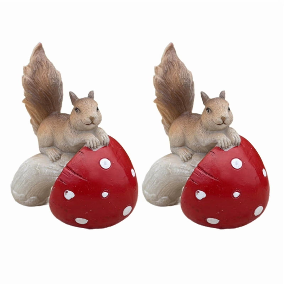 2 Squirrel Ornaments V99140