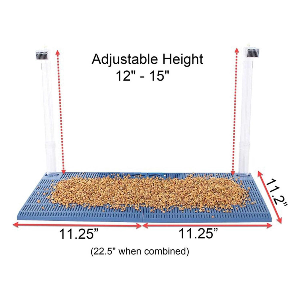 Clear-Free Under Gravel Aquarium Filter for 15 20 Gallon Tanks A823044