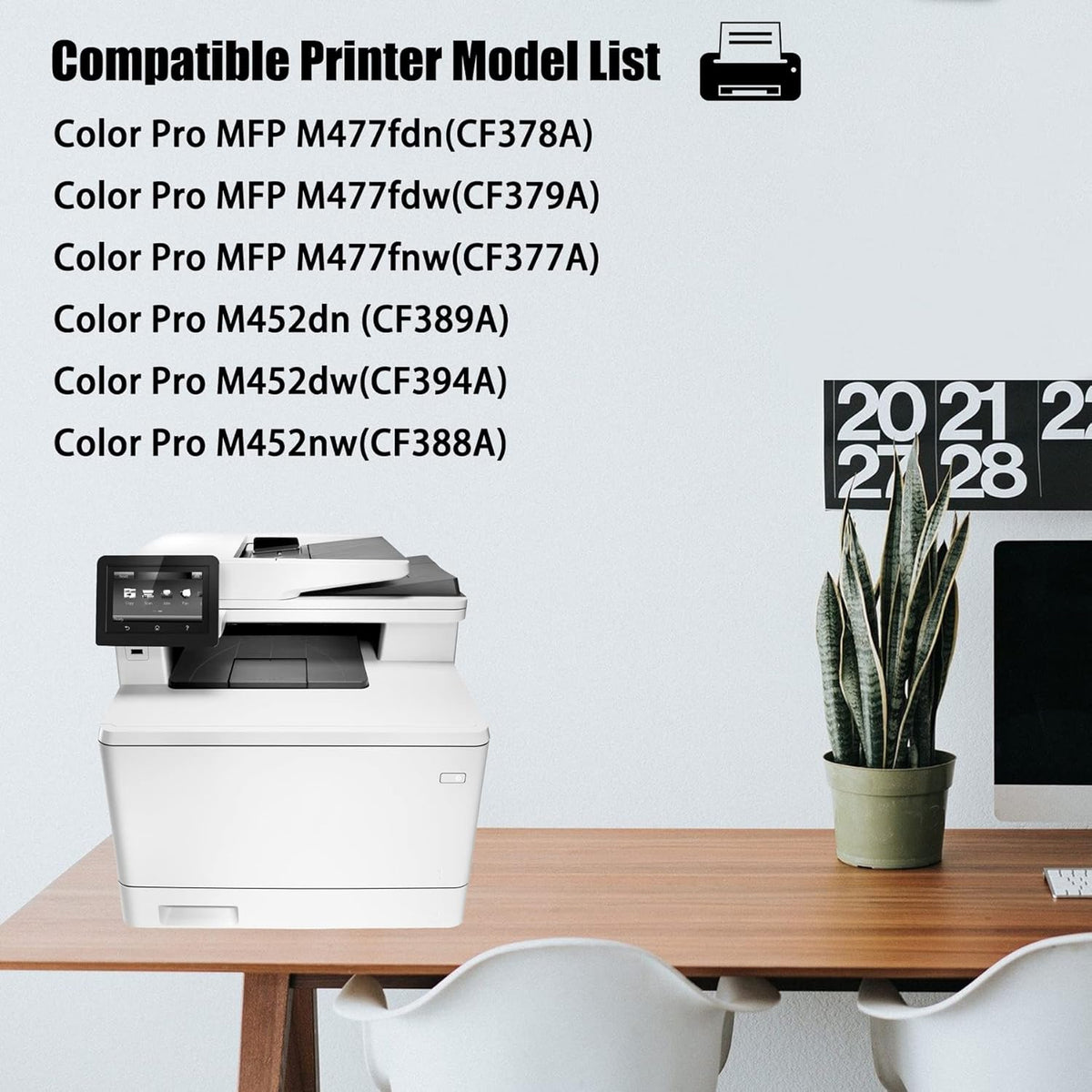 Compatible 410A Toner Cartridge Replacement Black O807
