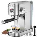 Compact Stainless Steel Espresso Machine with Milk Frother X451