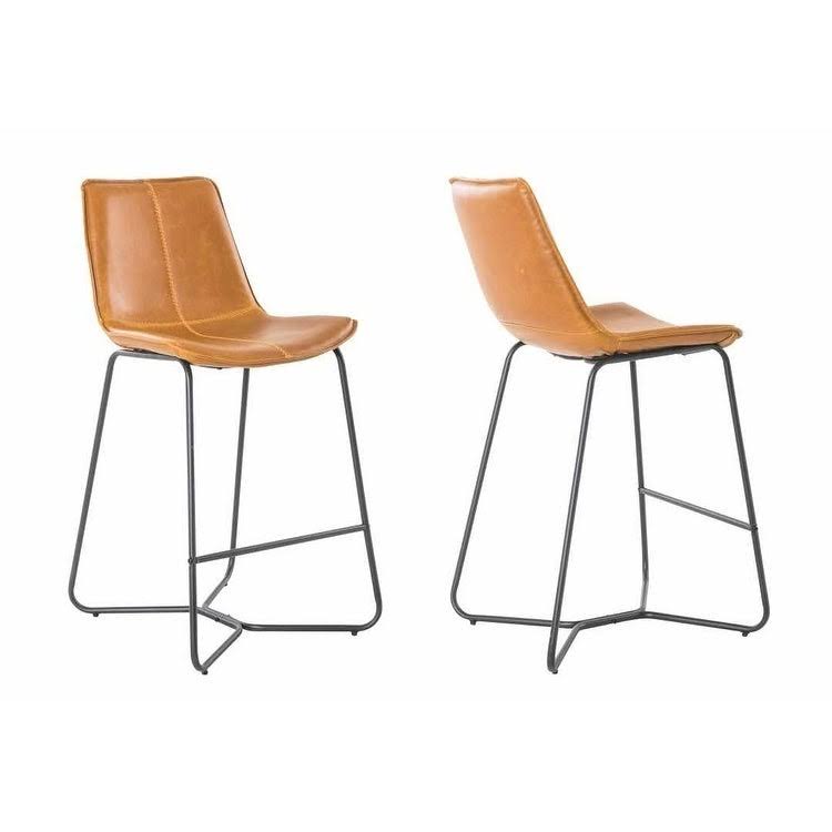 Tan 26-inch Bar Stool Set of 2 K60492