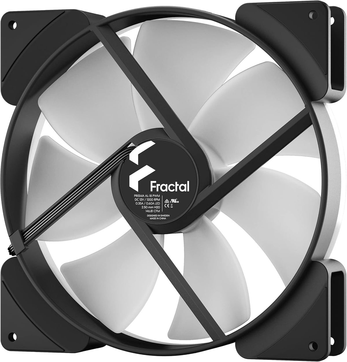 180 mm Addressable RGB LED Computer Case Fan (2-Pack) A9645