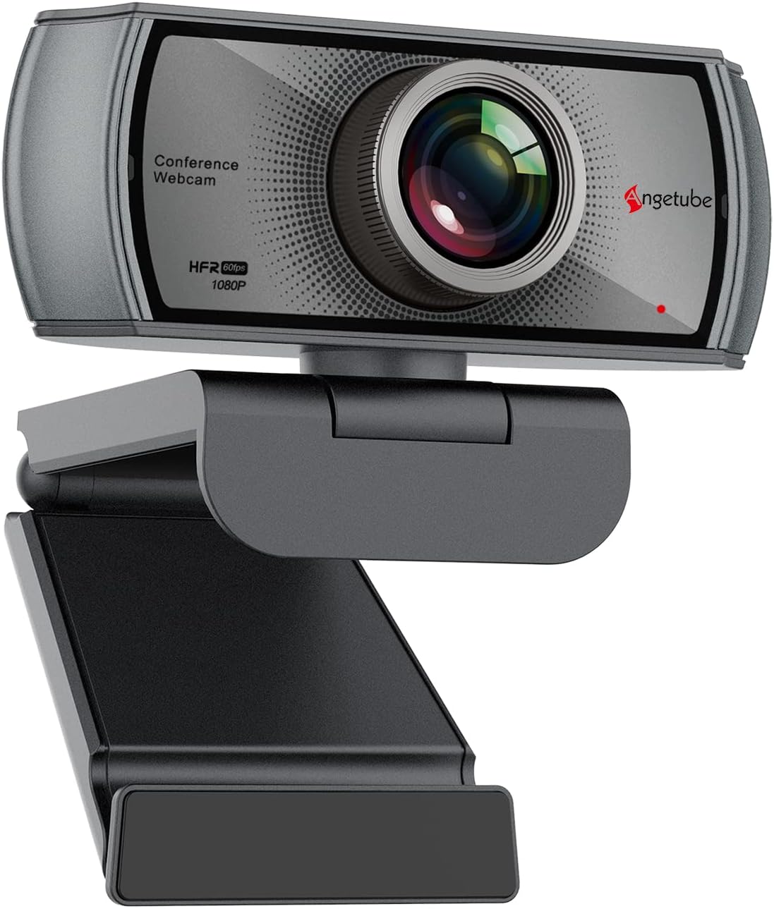 1080P 60fps Webcam with Microphone, 120° Wide Angle Dual Noise Reduction Mics, HD Streaming USB Camera Q98854