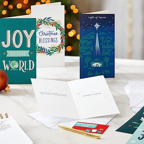 24 Cards with Envelopes Religious Christmas Cards Assortment T224995