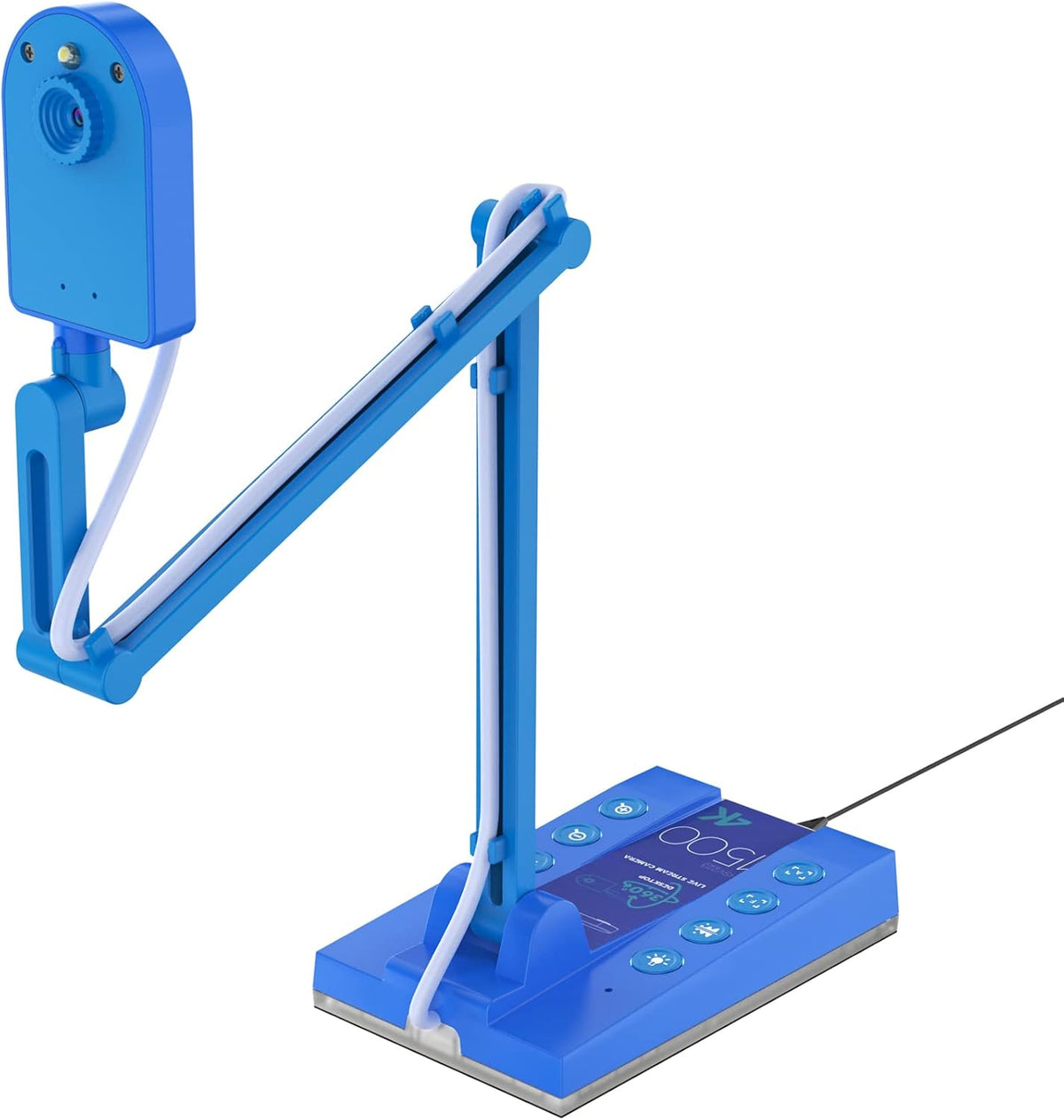 USB Document Camera 10MP with Multi Angle Rotation Adjustment LED Light Q22137