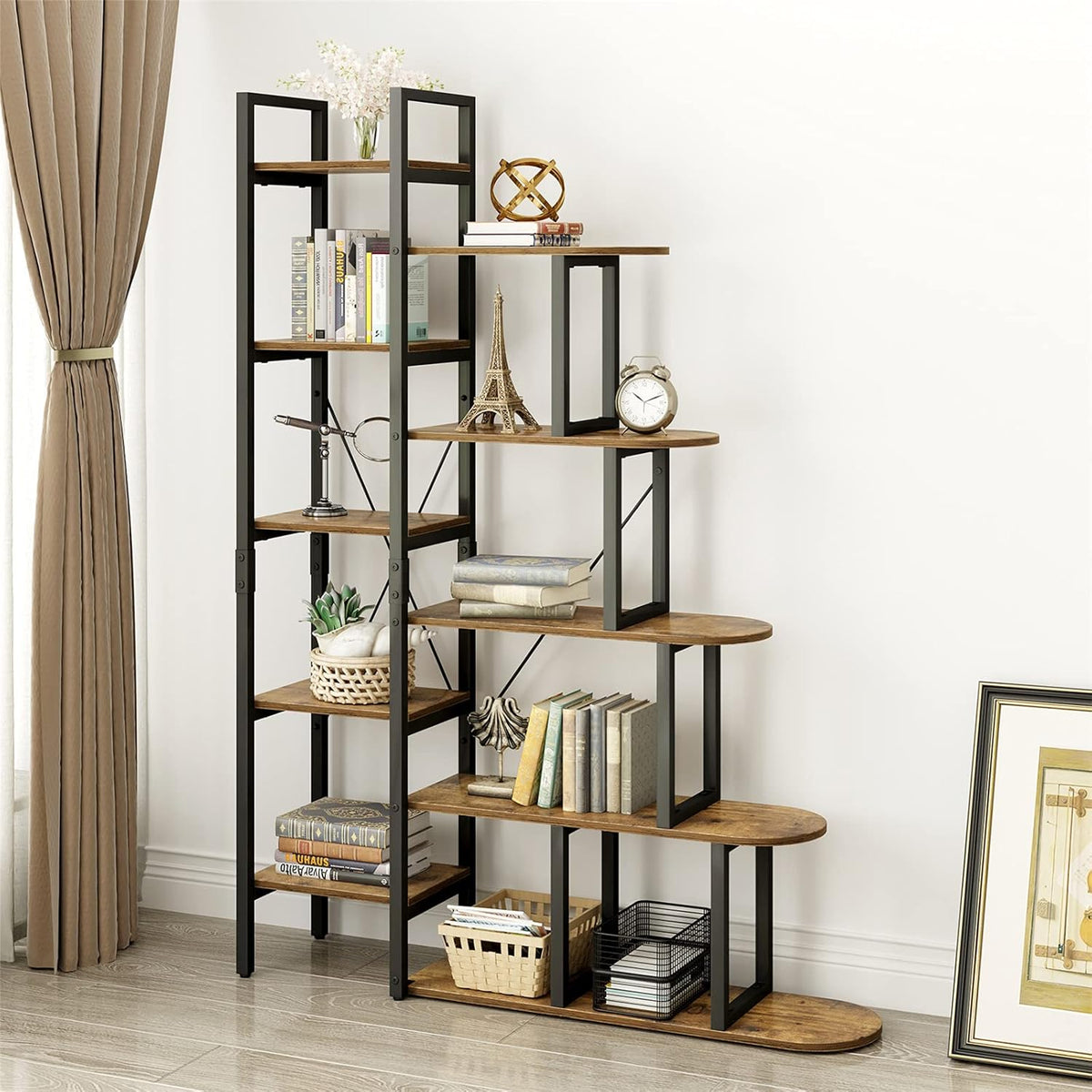 L Shape 5 Tier Bookshelf R42422