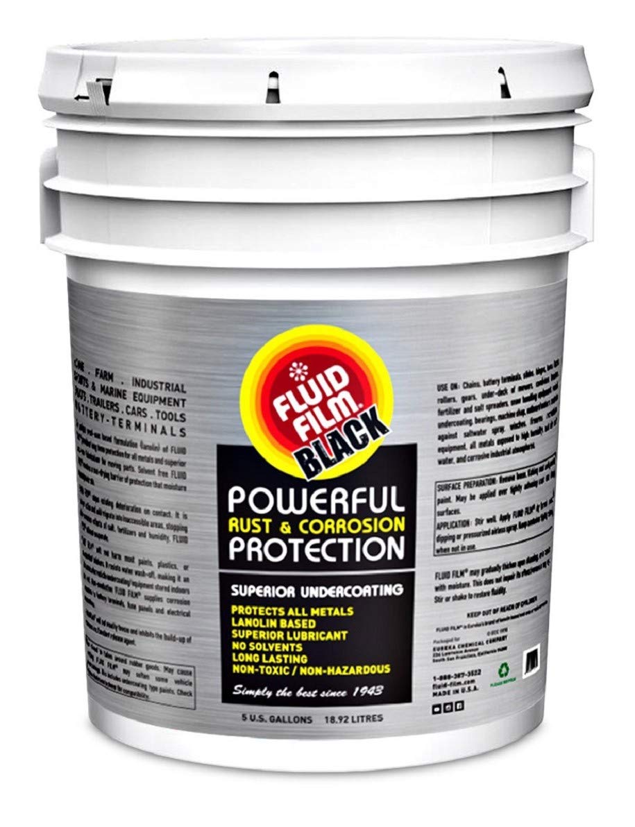 Black Non-Aerosol Corrosion Penetrant Lubricant Anti-Rust Coating, 5 Gallons B8776
