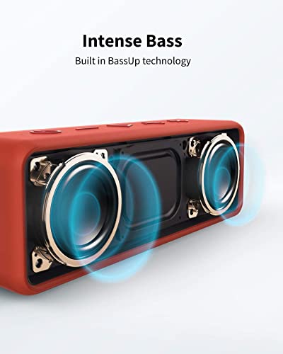 Portable Bluetooth Speaker with Stereo Sound, IPX7 Waterproof, 24-Hour Playtime D52067