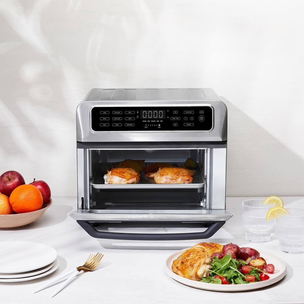 Air Fryer + Toaster Oven, Stainless Steel, 20 LITER V1478