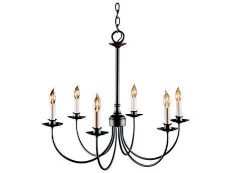 6-Light Candle-Style Chandelier Bronze E15527