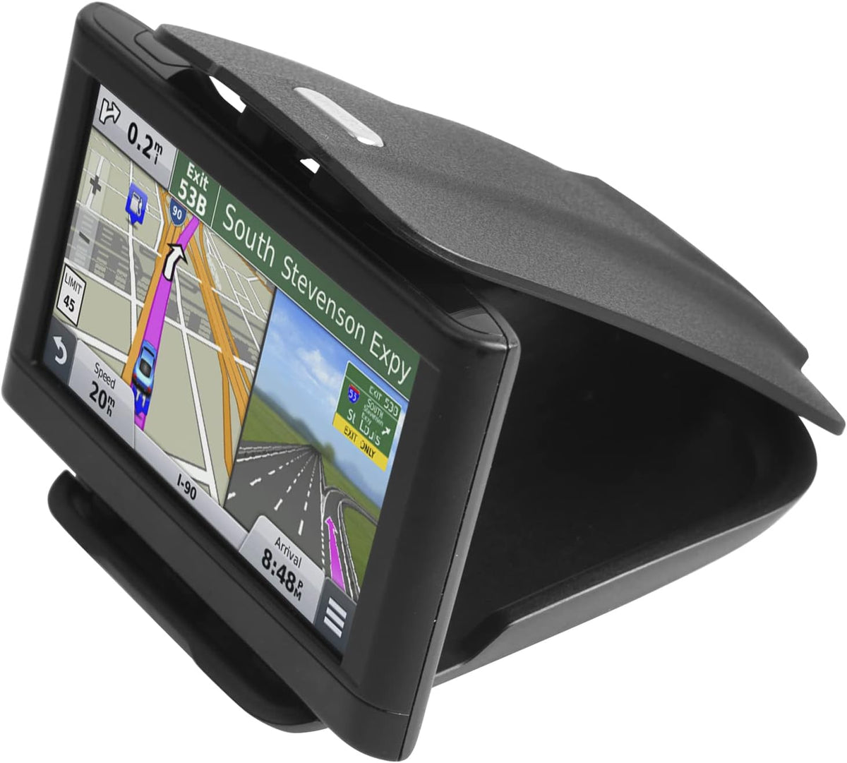 Matte Black Car Adhesive Non-Slip Dashboard Mount Q84825
