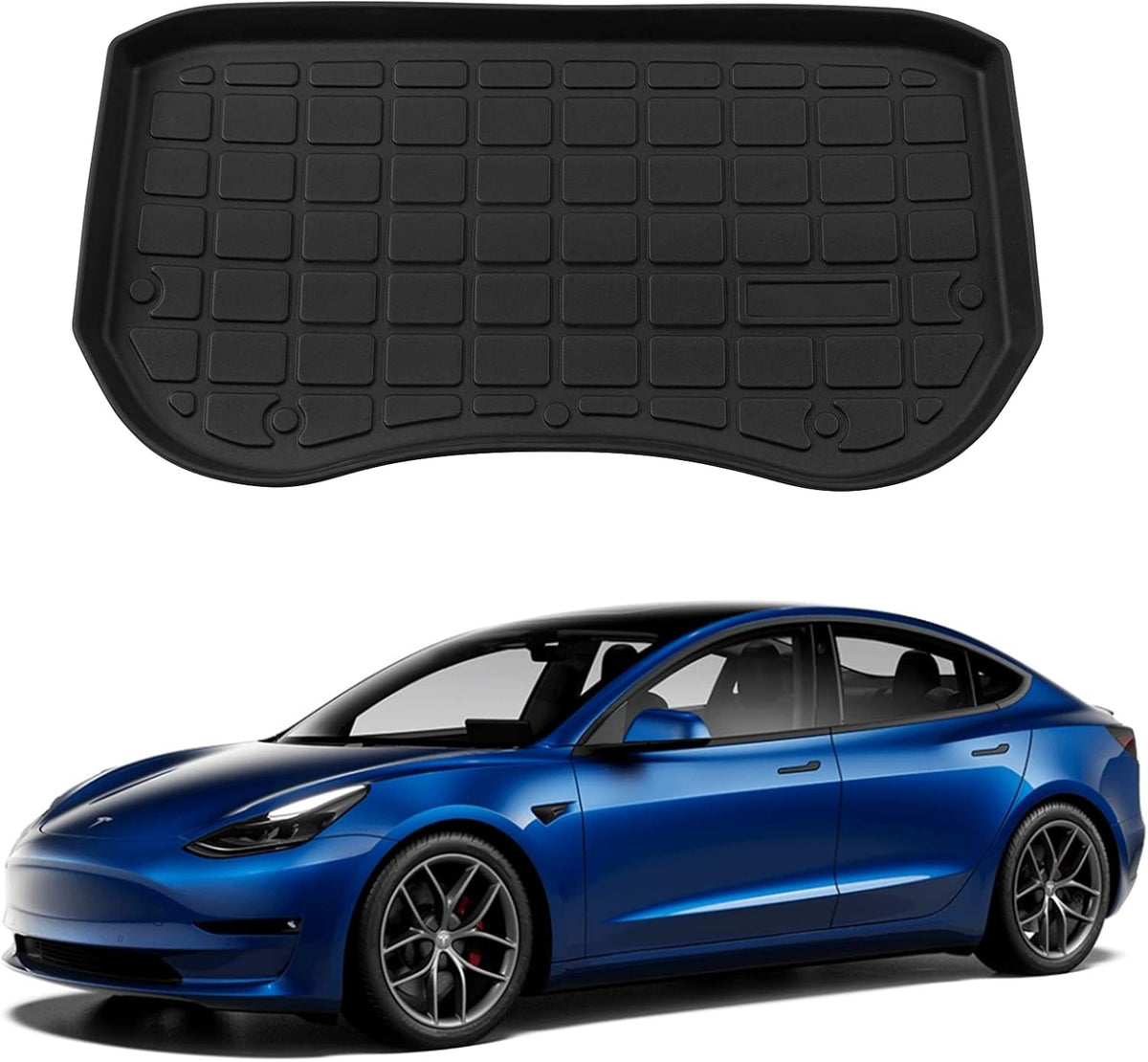 All Weather Front Trunk Cargo Liner Floor Mats Set of 6 H409656