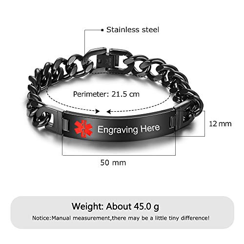 Medical Alert Bracelets Stainless Steel V71757