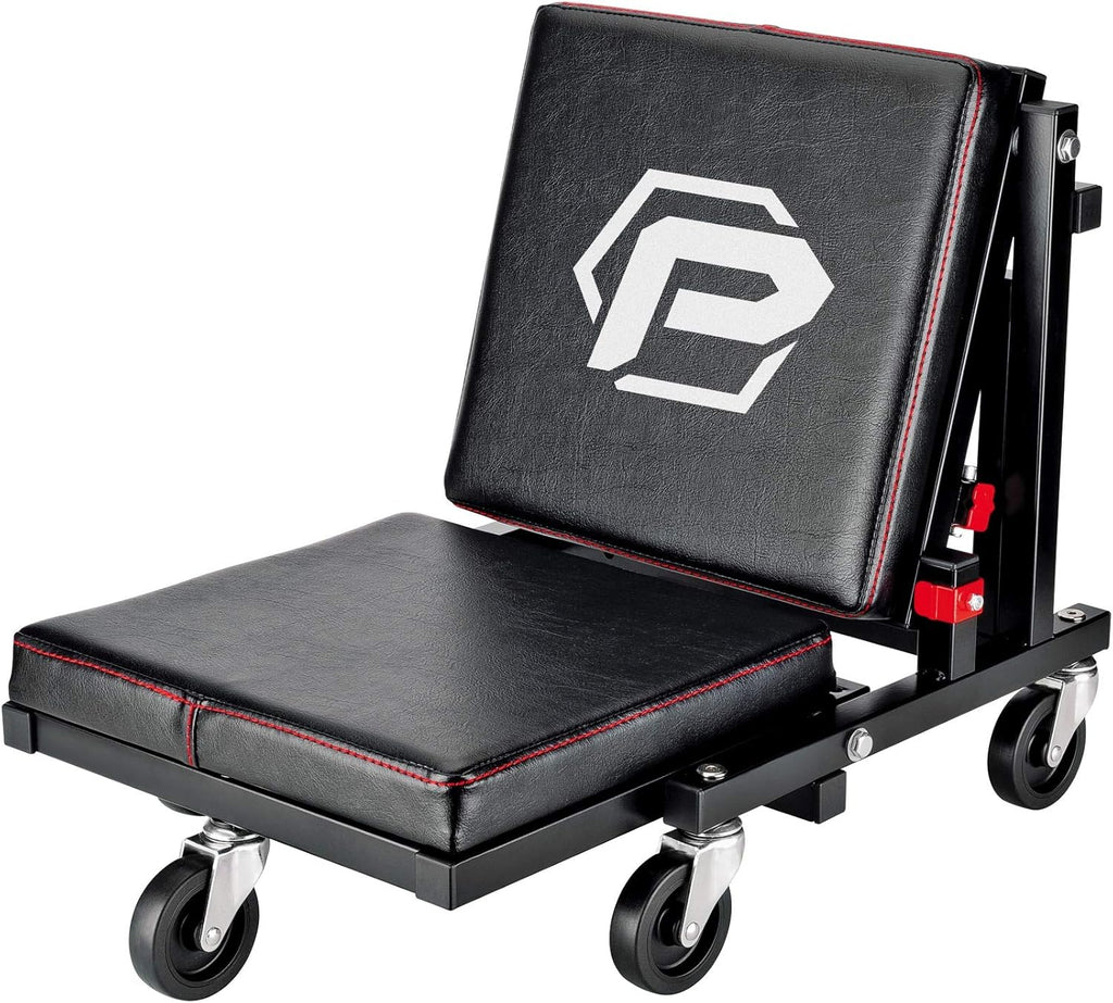 2-in-1 Rolling Creeper Seat with Thick Pad and 3-in. Casters U390