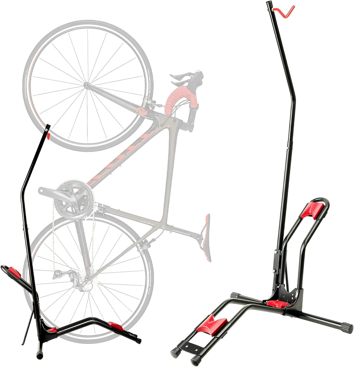 Vertical Bike Rack, Free Standing Adjustable Bike Floor Stand, Pack of 2 P84714