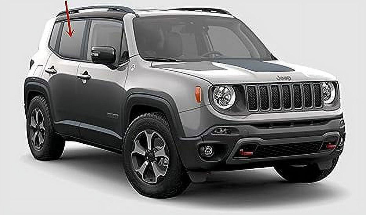 Passenger Side Rear Door Window Glass for Jeep Renegade 2015-2021 O754
