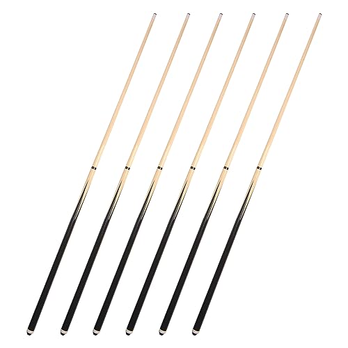 58 Inch 2-Piece Hardwood Pool Cues Set of 2 E6768